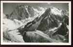 CPSM 74 CHAMONIX La Pierre du Couvercle le Glacier de Leschaux Aiguille du Tacul