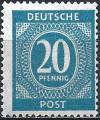 Allemagne - Zones Occupation A.A.S. - 1946 - Y & T n 14 - MNH (2