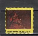Timbre Manama Oblitr / 1972 / Y&T N? Tableau - Caravaggio.