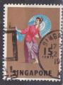 SINGAPOUR N 85 de 1968 oblitr 