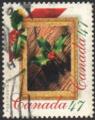 Canada 2000 - Timbre de souhaits 47c, cadre avec photo (houx) - YT 1833 