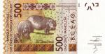 Afrique De l'Ouest Niger 2013 billet 500 francs pick 619b neuf UNC