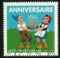 France 2007 - YT 4081 - oblitr - timbre anniversaire - Sylvain et Sylvette