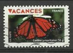 France timbre n324 oblitr anne 2009 srie Vacances 