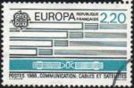 France 1988 - Europa, communication: cbles et satellites - YT 2531 