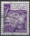 ALGERIE - 1964/65 - Yt n 394 - Ob - Srie courante mcanique 30c violet