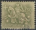 Portugal - 1953/56 - Yt n 784 - Ob - Sceau du roi Denis 2,50e