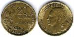 20 Francs Georges Guiraud 3 faucilles 1950