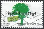 FRANCE - 2008 - Yt n 4205 / A183 - Ob - Dveloppement durable ; papier  protg