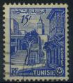 France, Tunisie : n 374 oblitr anne 1954