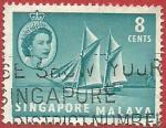 Singapur 1955.- Barcos. Y&T 33. Scott 33. Michel 33.