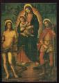 CPM neuve Italie ROMA Basilica di S. Maria Madonna con i SS. Rocco e Sebastiano