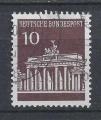 Allemagne - 1966/67 - Yt n 368 - Ob - Porte de Brandebourg ; Berlin ; 10p brun