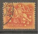 PORTUGAL  1952   Y T N  776 oblitr  sceau du roi denis 