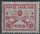 Vatican - 1929 - Y & T n 32 - O.