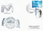 Lettre "Aurora australis" avec timbres AAT N178 Iceberg et 126 Bernacchi