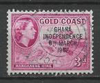 GHANA - 1957/58 - Yt n 4 - Ob - Indpendance