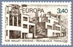 Timbre 1987 - EUROPA C.E.P.T.  ROB Mallet Stevens Paris 16me N  2472