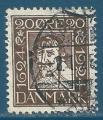 Danemark N162 Christian IV 20o brun oblitr