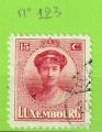 LUXEMBOURG YT N123 OBLIT