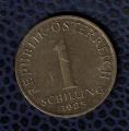 Autriche 1985 Pice de Monnaie Coin 1 schilling fleurs