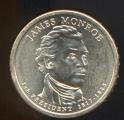 PIECE DE MONNAIE USA 1 Dollar  5me Prsident James Monro Pices / Monnaies