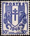 FRANCE - 1945 - Y&T 673 - Chaines brises - Oblitr