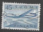 Finlande - 1958 - YT PA n 6  oblitr  dents courtes