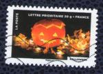 Oblitr Fte du timbre 2012 Le timbre fte le feu Halloween France 2012