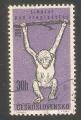 Czechoslovakia - Scott 1112   monkey / singe