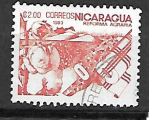 Nicaragua oblitr YT 1304