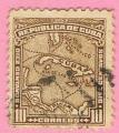 Cuba 1914-16.- Mapa. Y&T 171. Scott 259. Michel 33.