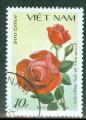 Vietnam 1987 Y&T 856 o Flore - Fleur - Rose, Rosa hibrid tea