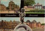BRUXELLES - 4 vues + le Manekenpiss - 1965