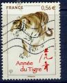 France 2010 - YT 4433 - cachet vague - anne du tigre