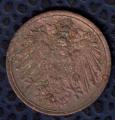 Allemagne 1892 Pice de Monnaie Coin 1 Pfennig Deutsches Reich Aigle SU