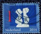 Pays Bas 2014 Oblitr rond Used Poterie Faence de Delft Blue