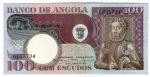 **   ANGOLA     100  escudos   1973   p-106a    UNC   **
