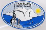 COMBLOUX station ski MONTAGNE NEIGE SPORT PISTE SAVOIE AUTOCOLLANT 1