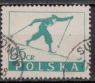 EUPL - 1953 - Yvert n 734 - Ski de fonds