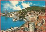 Croatie : Split : La ville et le port - Carte écrite BE