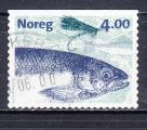 NORVEGE - 1999 - Saumon - Yvert 1259 Oblitr