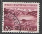 Suisse 1953; Y&T n 523; 20c + 10, Lac de la Sihl; Pro Patria