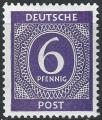 Allemagne - ZONE AAS - 1946 - Yt n 6 - N** - 6p violet