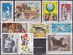 ITALIE petit lot de 10 timbres oblitrs de 1978