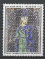 FRANCE - 1964 - Yt n 1424 - N** - Geoffroi IV le Bel ; plaque tombale