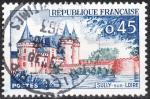 FRANCE - 1961 - Yt n 1313 - Ob - Chteau Sully sur Loire