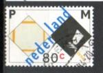 Pays-Bas Yvert N1463 Oblitr 1994 Composition de MONDRIAN