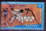 3341 - J.O. de Sydney (relais-judo-plongeon) - Oblitr - anne 2000  