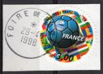France 1998; Y&T n 3140; autoadhsif 3,00F Coupe du Monde, France 98